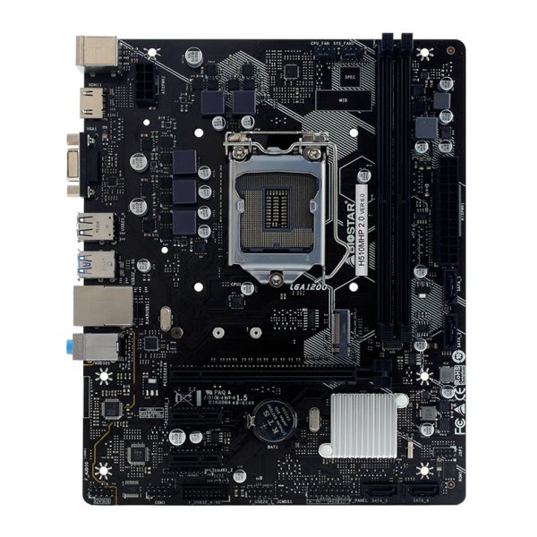 Placa Mae Biostar H510M, DDR4, Socket LGA1200, M-ATX, Chipset Intel H510, H510MHP-2.0