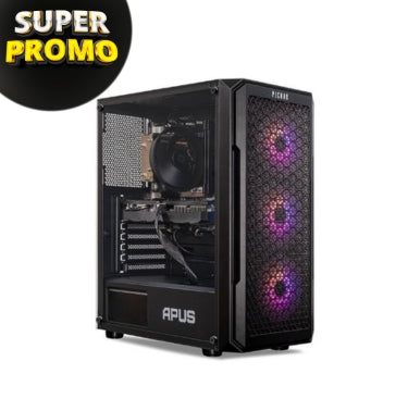 PC Gamer Mancer, AMD Ryzen 5 5500X3D, Radeon RX 6600 8GB, 16GB DDR4, SSD 480GB