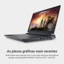 Notebook Gamer Dell G15-i1300-D35P 15.6" FHD 13ª Geração Intel Core i5 16GB 512GB SSD NVIDIA RTX 3050 Linux
