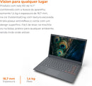 Notebook Positivo Vision C14 Lumina BAR Celeron, 8GB 128GB eMMC, Tela 14 Polegadas HD Antirreflexo, Linux, Tecla Link - Cinza