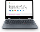 Notebook Positivo Duo 2 em 1 Intel Celeron Windows 11 Home 4GB 128GB, Tela 11.6" IPS HD, Cinza - C4128B-3