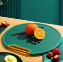 Tábua De Corte Antibacteriana À Prova De Mofo 30cm Com Suporte Em Pé Para Cozinha