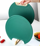 Tábua De Corte Antibacteriana À Prova De Mofo 30cm Com Suporte Em Pé Para Cozinha