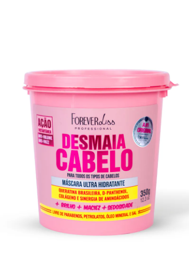Máscara Ultra Hidratante Desmaia Cabelo Edição Limitada 350g Forever Liss