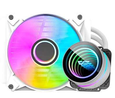 Water Cooler Aigo Darkflash Twister DX120 V2, ARGB, 120mm, Branco, DX120V2WH