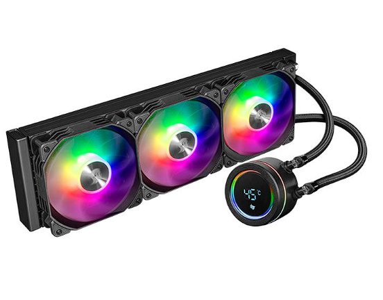 Water Cooler Pichau Aqua 360X, ARGB, 360mm, Preto, PCH-AQA360X-BK01