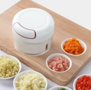 Mini Triturador Processador Manual De Alimentos Com 2 Lâminas