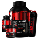 Kit Whey Protein Fusion + Bcaa + Creatina + Shake