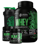 Kit Whey Charged Original + Bcaa + Creatina + Shake