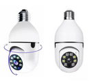 Câmera segurança wifi ip sem fio 360 com encaixe lampada bocal aplicativo yoosee ptz full HD visão noturna - bivolt
