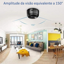 Câmera A9 Mini HD com Sensor de Presença Wi-Fi 110V e Suporte para Encaixe