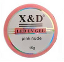 Gel X&d 15g Led Uv Gel para Unhas Xd Profissional Acrigel Alongamento Xed