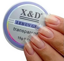 Gel X&d 15g Led Uv Gel para Unhas Xd Profissional Acrigel Alongamento Xed