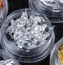 KIT 12 Folhas De Ouro Dourado/prateado Decoração Unhas Encapsuladas