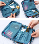 Bolsa Nécessaire De Viagem Organizador Para Maquiagem Com Divisória