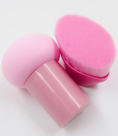 Kit Para Maquiagem 1 Pincel Para Base 1 Esponja Com Cabo de Fácil Manuseio