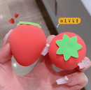 kit 4 esponjas de maquiagem de frutas esponja de maquiagem em pó molhado e seco