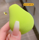 kit 4 esponjas de maquiagem de frutas esponja de maquiagem em pó molhado e seco