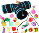 Kit Túnel para Gatos - 3 Saídas com 22 Acessórios Inclusos