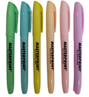 Kit 12 Marca Texto (6 Neon + 6 pastel) Masterprint