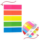 Kit 12 Marca Texto (6 Neon + 6 Pastel) + 2 Bloco Adesivo Seta e Reto Marcador de Página MASTERPRINT