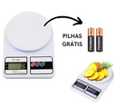 Balança digital cozinha precisão pilhas inclusas AA 10kg