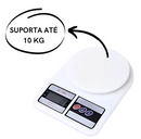 Balança digital cozinha precisão pilhas inclusas AA 10kg