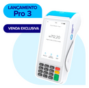 Maquina de cartão Mercado Pago Point Pro 3 - 4G CHIP VIVO com Tela Touch - Loja Autorizada