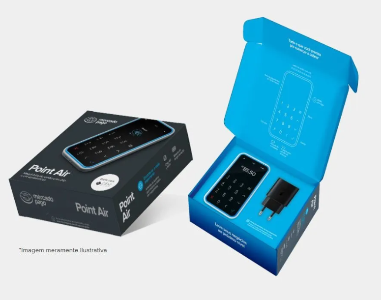Mercado Pago: Máquina De Cartão Point Air - 4g/wifi E Nfc
