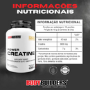 Kit Whey Protein 500g + BCAA 100g + Power Creatina 100g + Coqueteleira - Bodybuilders