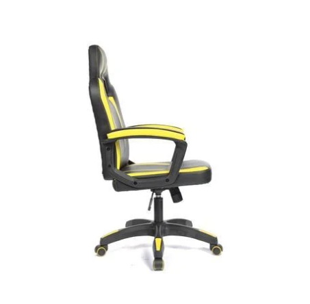Cadeira Gamer Fortt Lípsia, Até 120KG, Reclinável, Preto e Amarelo - Cgf002-am