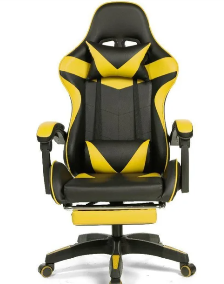 Cadeira Gamer Fortt xiamen Amarela - Cgf011-am Preto