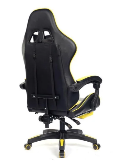 Cadeira Gamer Fortt xiamen Amarela - Cgf011-am Preto
