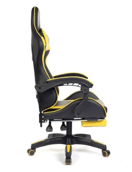 Cadeira Gamer Fortt xiamen Amarela - Cgf011-am Preto