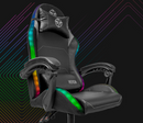 Cadeira Gamer TGT Heron, RGB, Espuma Moldada, Preto, TGT-HR-RGB01