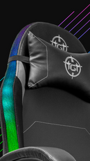 Cadeira Gamer TGT Heron, RGB, Espuma Moldada, Preto, TGT-HR-RGB01