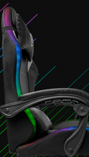 Cadeira Gamer TGT Heron, RGB, Espuma Moldada, Preto, TGT-HR-RGB01