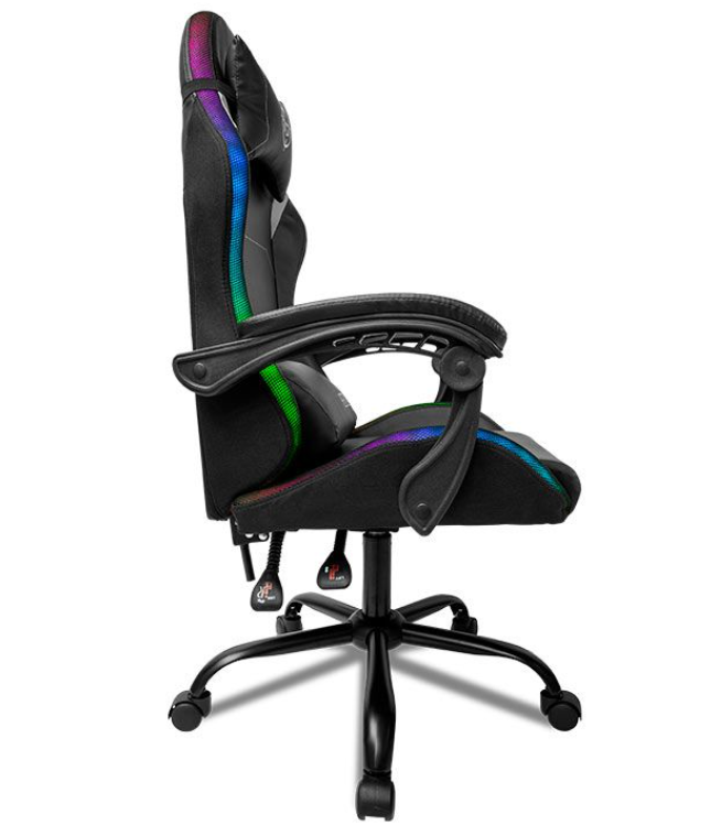 Cadeira Gamer TGT Heron, RGB, Espuma Moldada, Preto, TGT-HR-RGB01