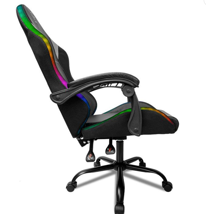 Cadeira Gamer TGT Heron, RGB, Espuma Moldada, Preto, TGT-HR-RGB01