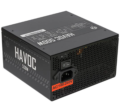 Fonte TGT Havoc, 500W, 80 Plus Branco, TGT-HV500-BK01