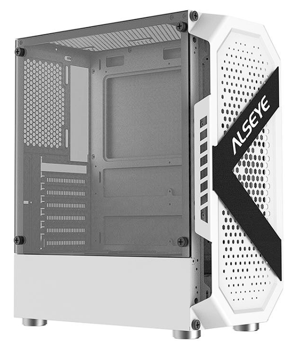 Gabinete Gamer Alseye Cream, Mid-Tower, Lateral de Vidro, Branco, CREAM-WH
