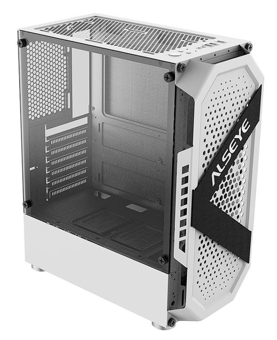 Gabinete Gamer Alseye Cream, Mid-Tower, Lateral de Vidro, Branco, CREAM-WH
