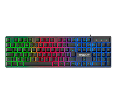 Combo Gamer TGT Fal, Rainbow, Teclado ABNT2, Mouse 1600DPI, Mousepad Pequeno, TGT-FAL-RBW03