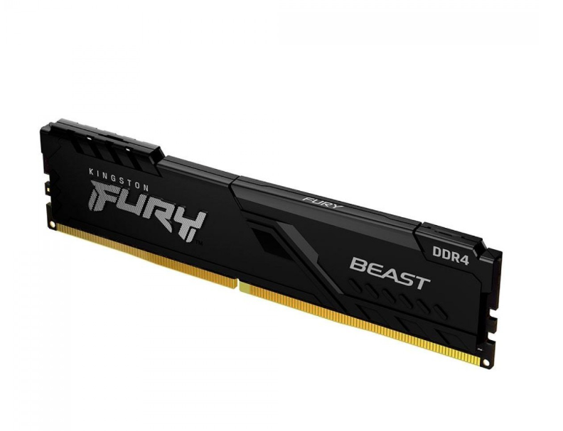 Memória DDR4 Kingston Fury Beast, 8GB, 3200MHz, Black, KF432C16BB/8
