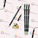 Lápis de Olho com Apontador Preto Vivai