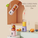 Mini Liquidificador 6 Lâminas Portátil Recarregável
